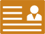 Icon depicting a person with a round head wearing a suit, next to three horizontal lines, symbolizing a user profile or account settings menu.