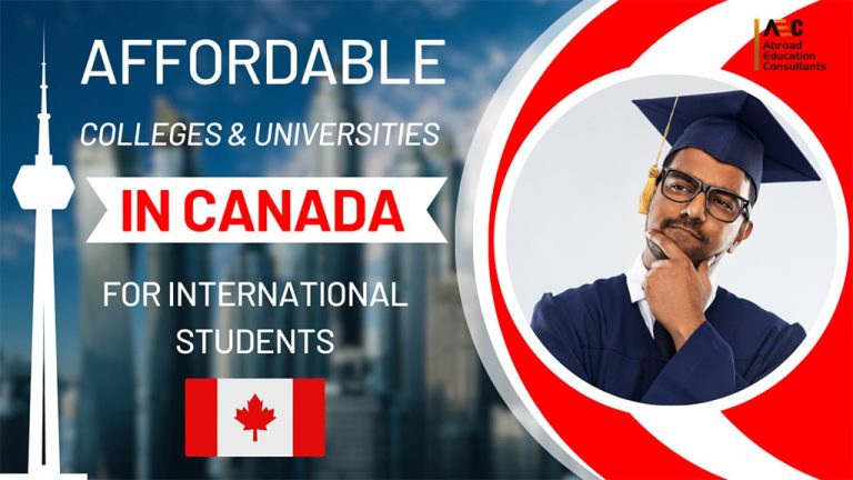 Affordable Colleges and Universities in Canada for International Students