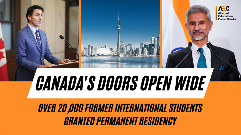 Canada's Doors Open Wide: Over 20,000 Former International Students Granted Permanent Residency