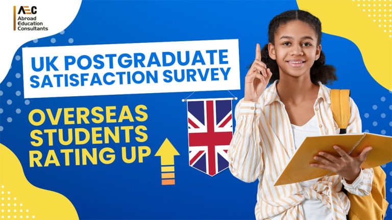 UK Postgraduate Satisfaction Survey: Overseas Students Rating Up