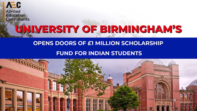 University of Birmingham's Opens Doors of £1 Million Scholarship Fund for Indian Students