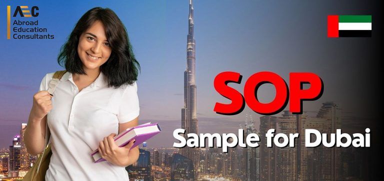 SOP Sample for Dubai
