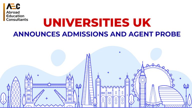Universities UK announces Admissions and Agent probe