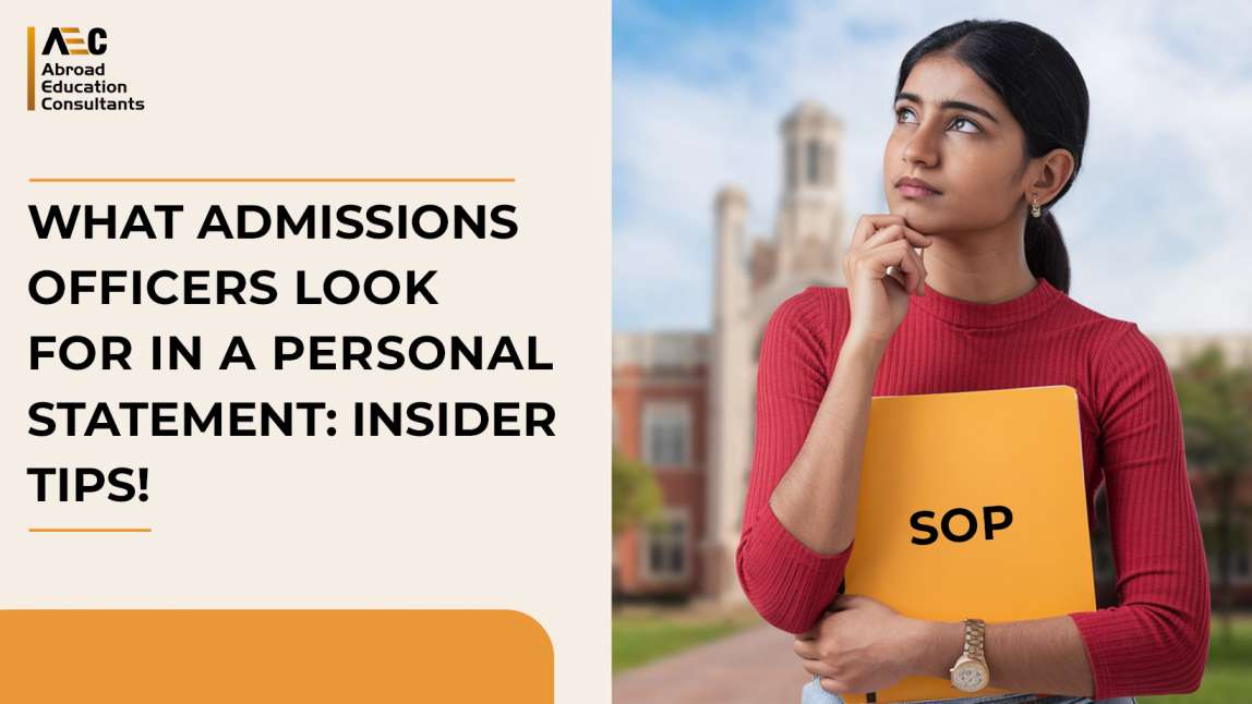Personal Statement Qualities That Admissions Officers Seek