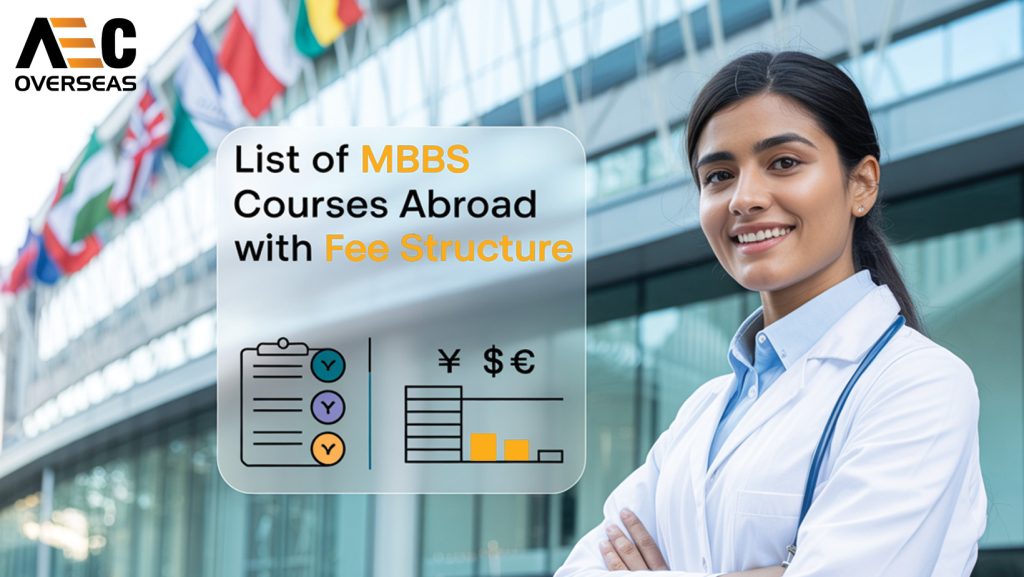 List of MBBS courses Abroad with Fee structure