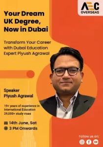 Dubai Education Expert Piyush Agrawal!