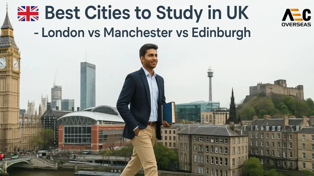 Best Cities to Study in UK - London vs Manchester vs Edinburgh