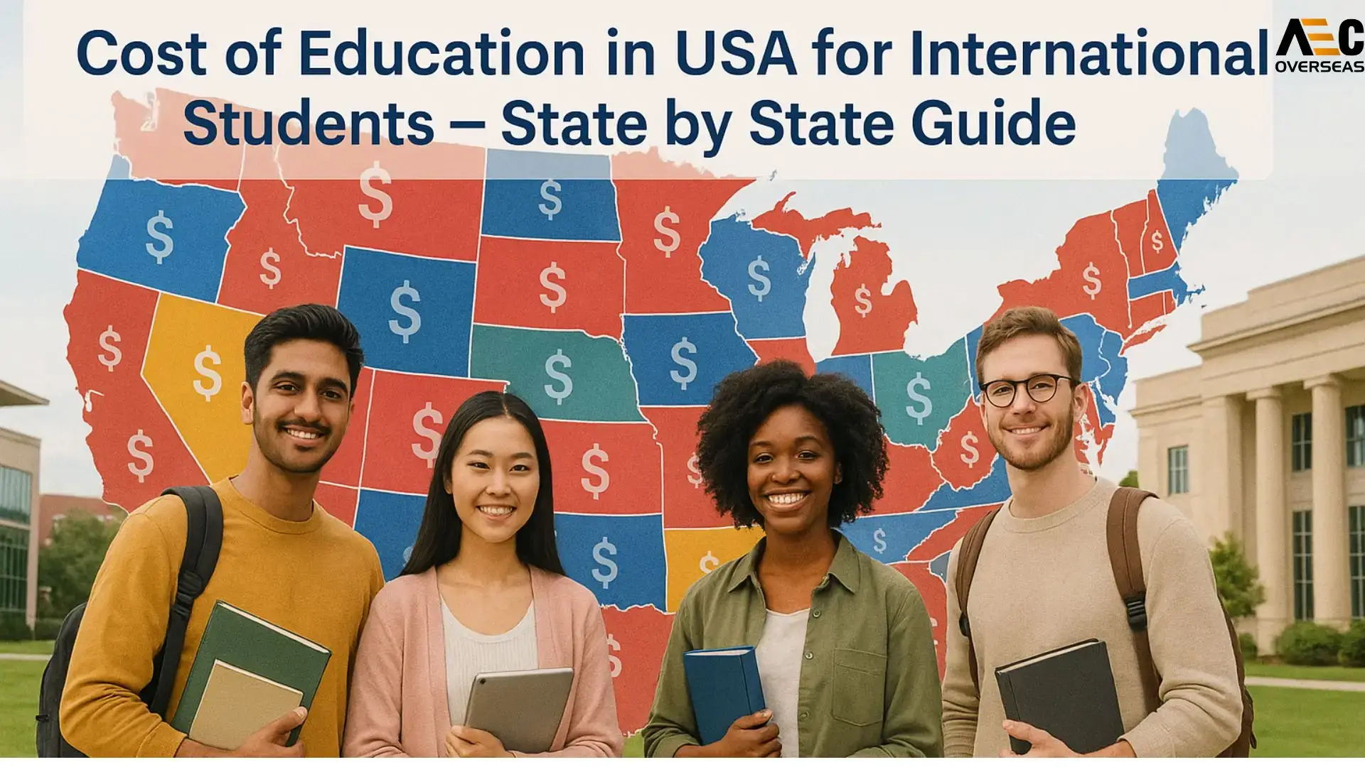Cost of Education in USA for International Students - State by State ...
