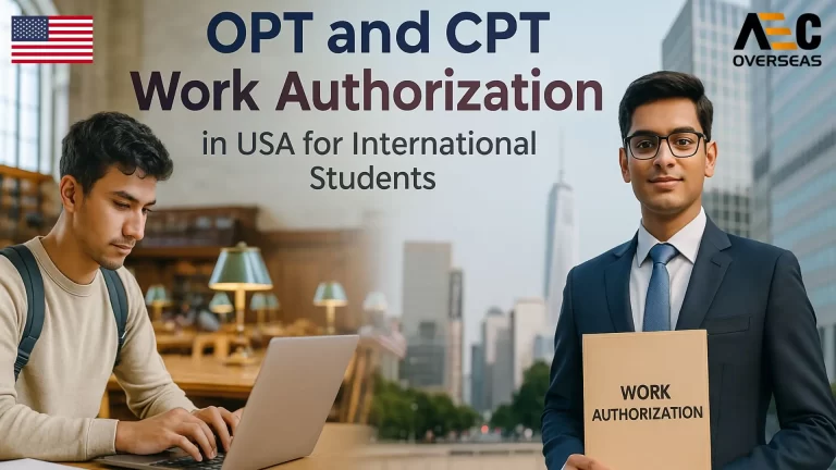 OPT and CPT Work Authorization in USA for International Students