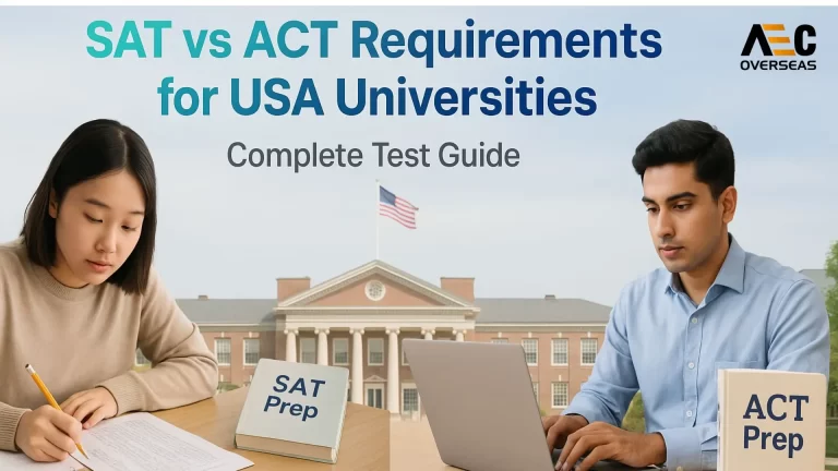 SAT vs ACT Requirements for USA Universities - Complete Test Guide