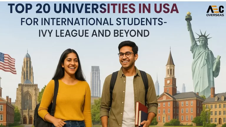 Top 20 Universities in USA for International Students - Ivy League and Beyond