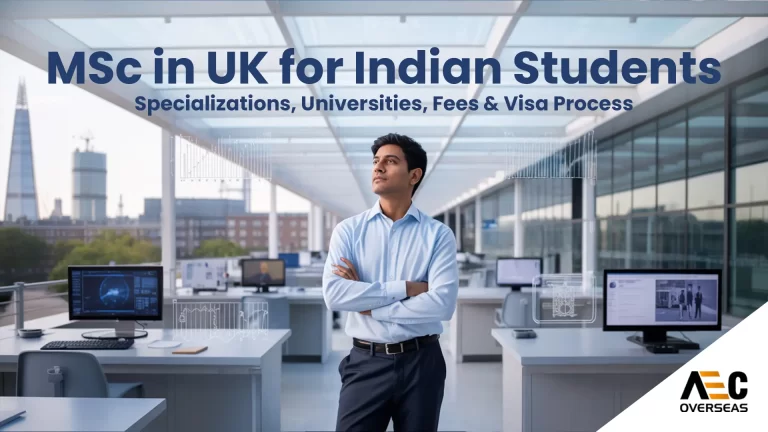 MSC in UK for Indian Students