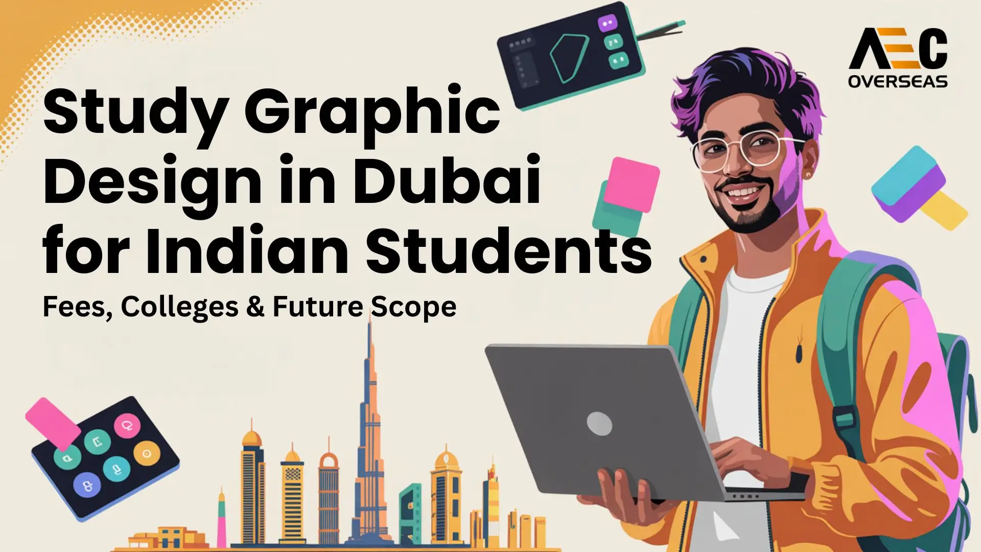 Study Graphic Design in Dubai for Indian Students