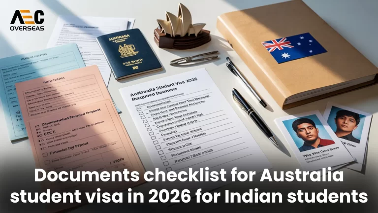 Documents checklist for Australia student visa 2026 for Indian students