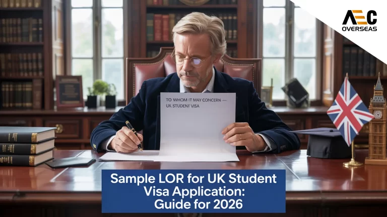 Sample LOR for UK student visa application Guide for 2026