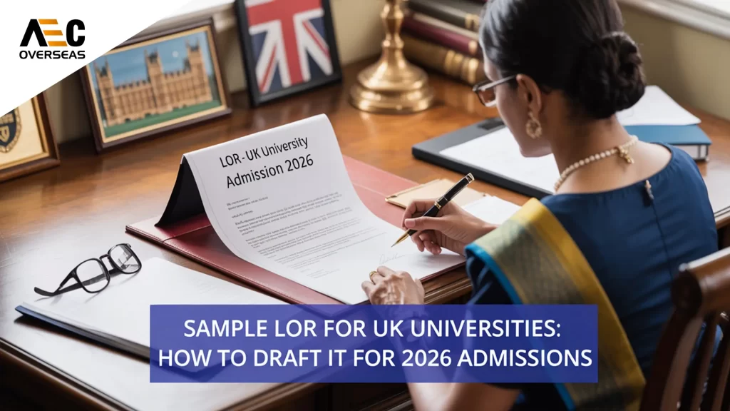 Sample LOR for UK universities How to draft it for 2026 admissions