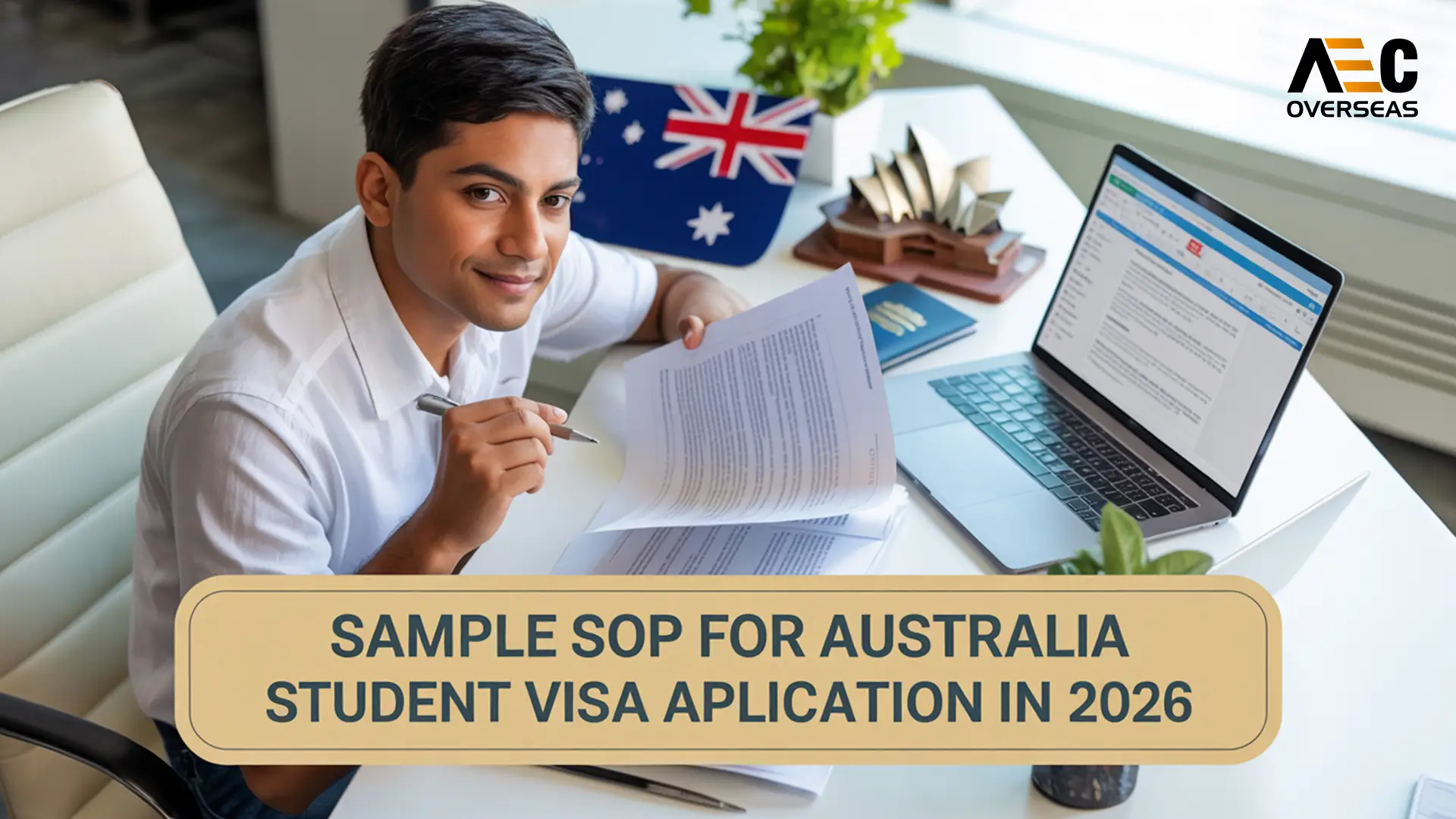 Sample SOP for Australia student visa application for 2026 intake - AEC