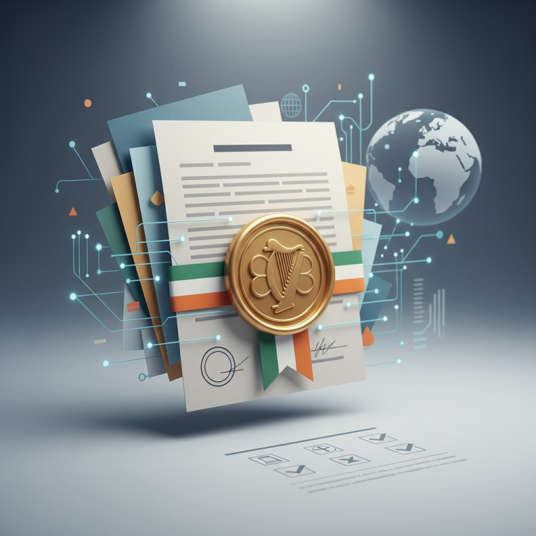 Apostille Attestation for Ireland: Process, Fees & Checklist illustration