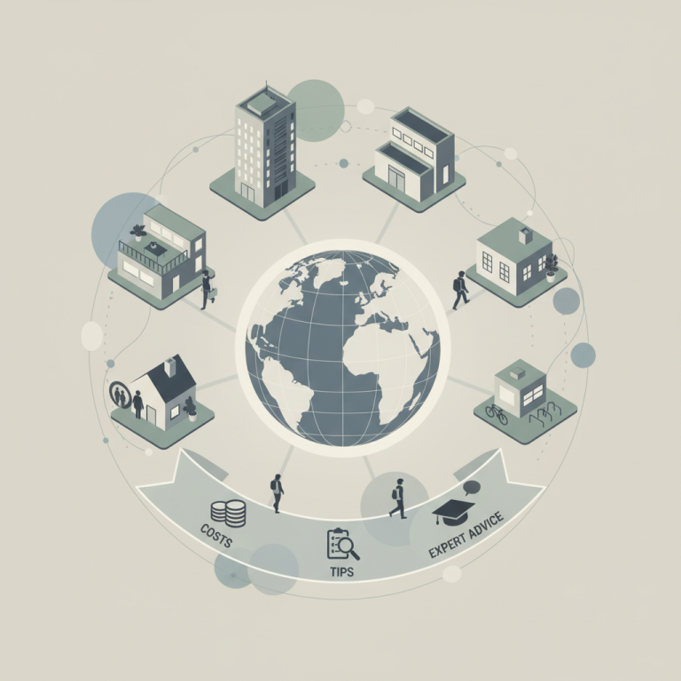 Accommodation Abroad for International Students illustration