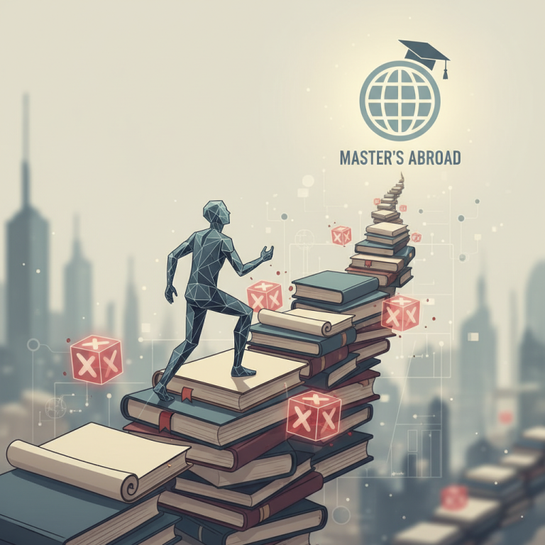 Can a student with backlogs pursue a master's abroad? illustration