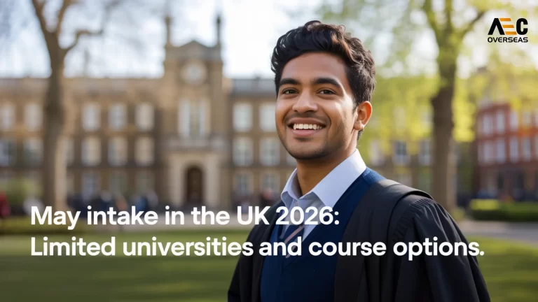 May Intake in the UK 2026 Limited Universities and Course Options