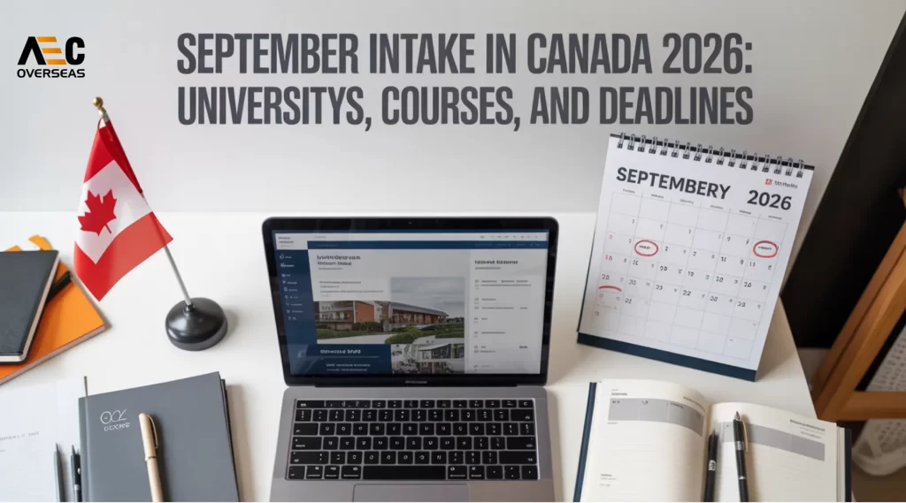 September Intake in Canada 2026 Universities, Courses, and Deadlines