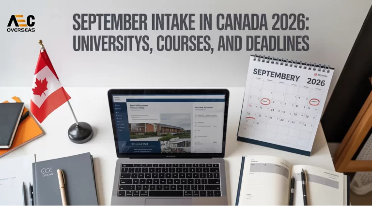 September Intake in Canada 2026 Universities, Courses, and Deadlines