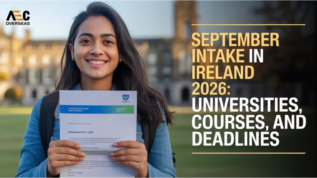 September Intake in Ireland 2026 Universities, Courses, and Deadlines