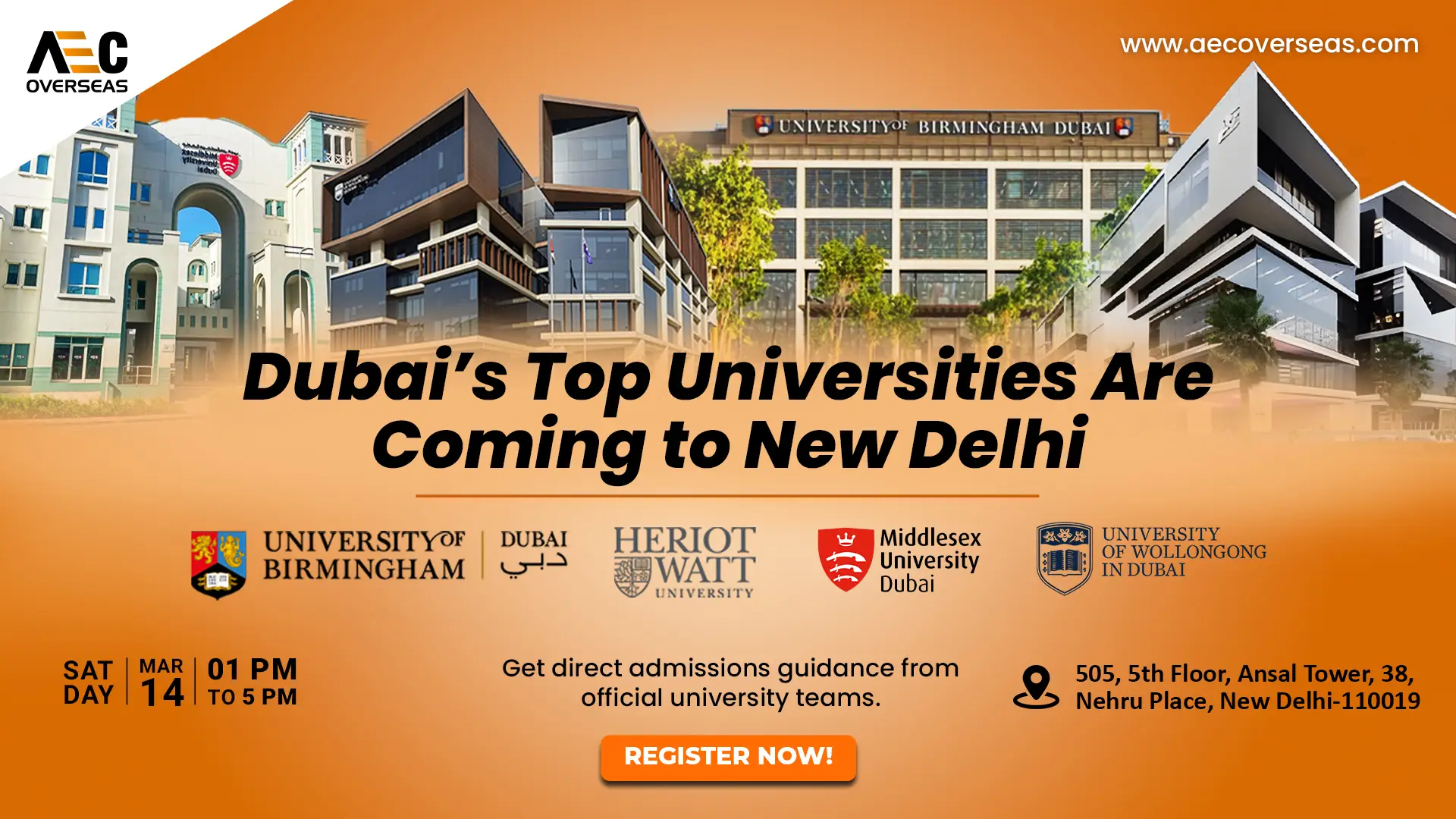 V2 Dubai Admissions Day