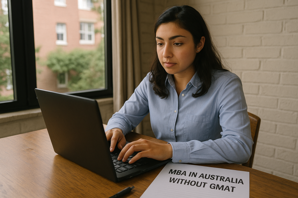 mba in australia without gmat illustration