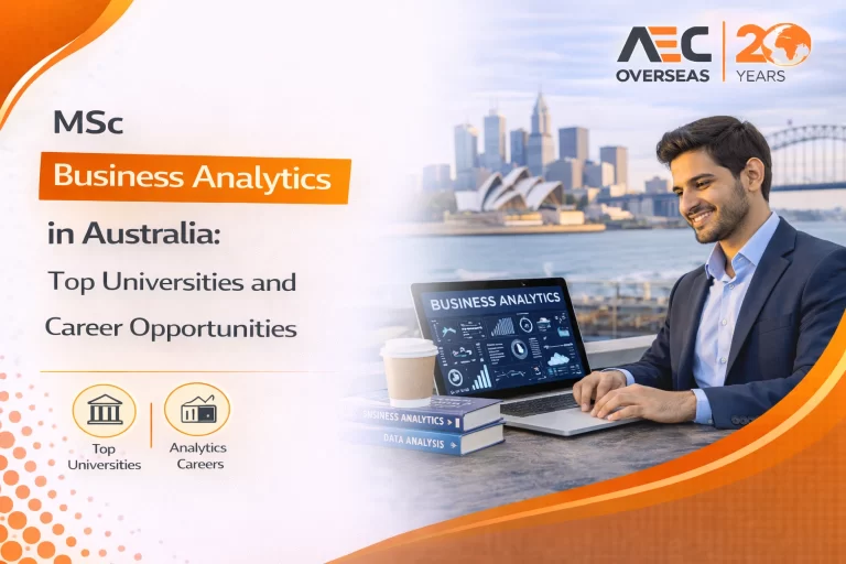 MSc Business Analytics in Australia Top Universities and Career Opportunities