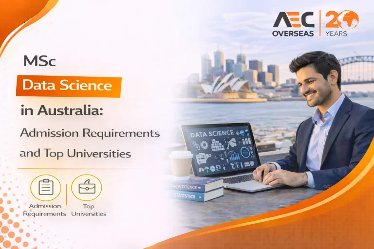 MSc Data Science in Australia Admission Requirements and Top Universities