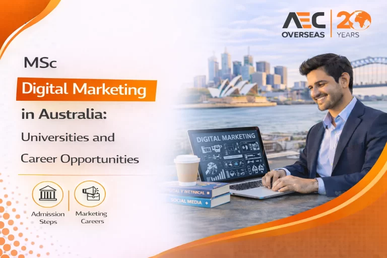 MSc Digital Marketing in Australia Universities and Career Opportunities
