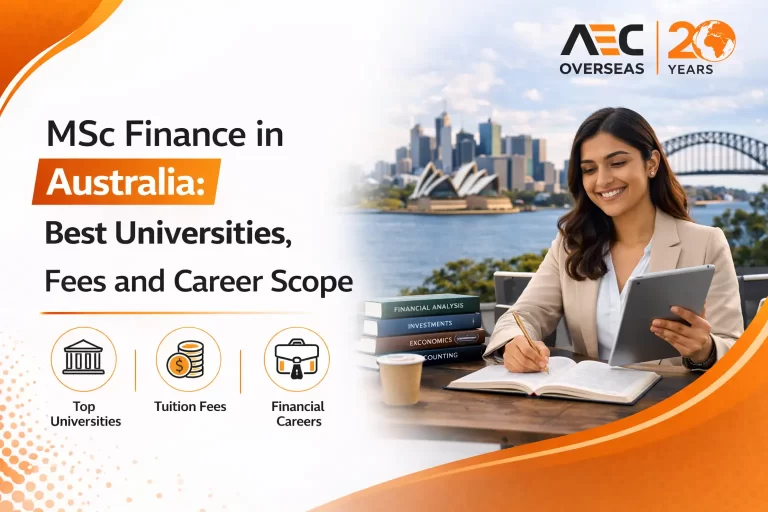 MSc Finance in Australia Best Universities, Fees and Career Scope