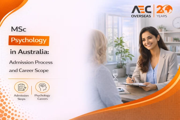 MSc Psychology in Australia Admission Process and Career Scope
