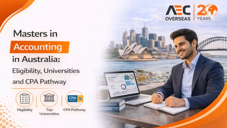 Masters in Accounting in Australia Eligibility, Universities and CPA Pathway