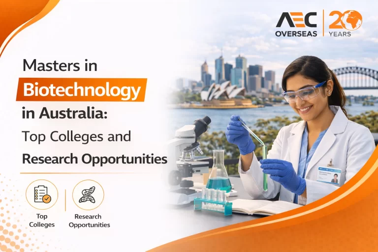 Masters in Biotechnology in Australia Top Colleges and Research Opportunities