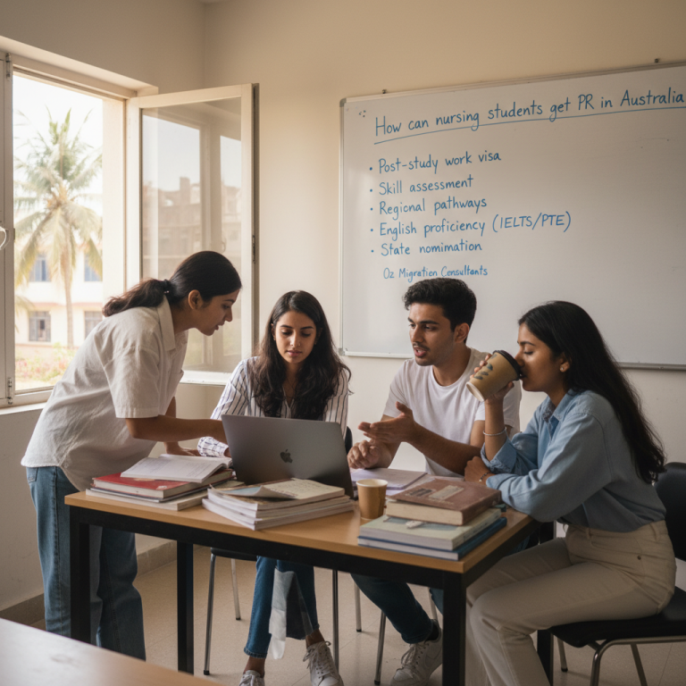 nursing pr pathway australia illustration