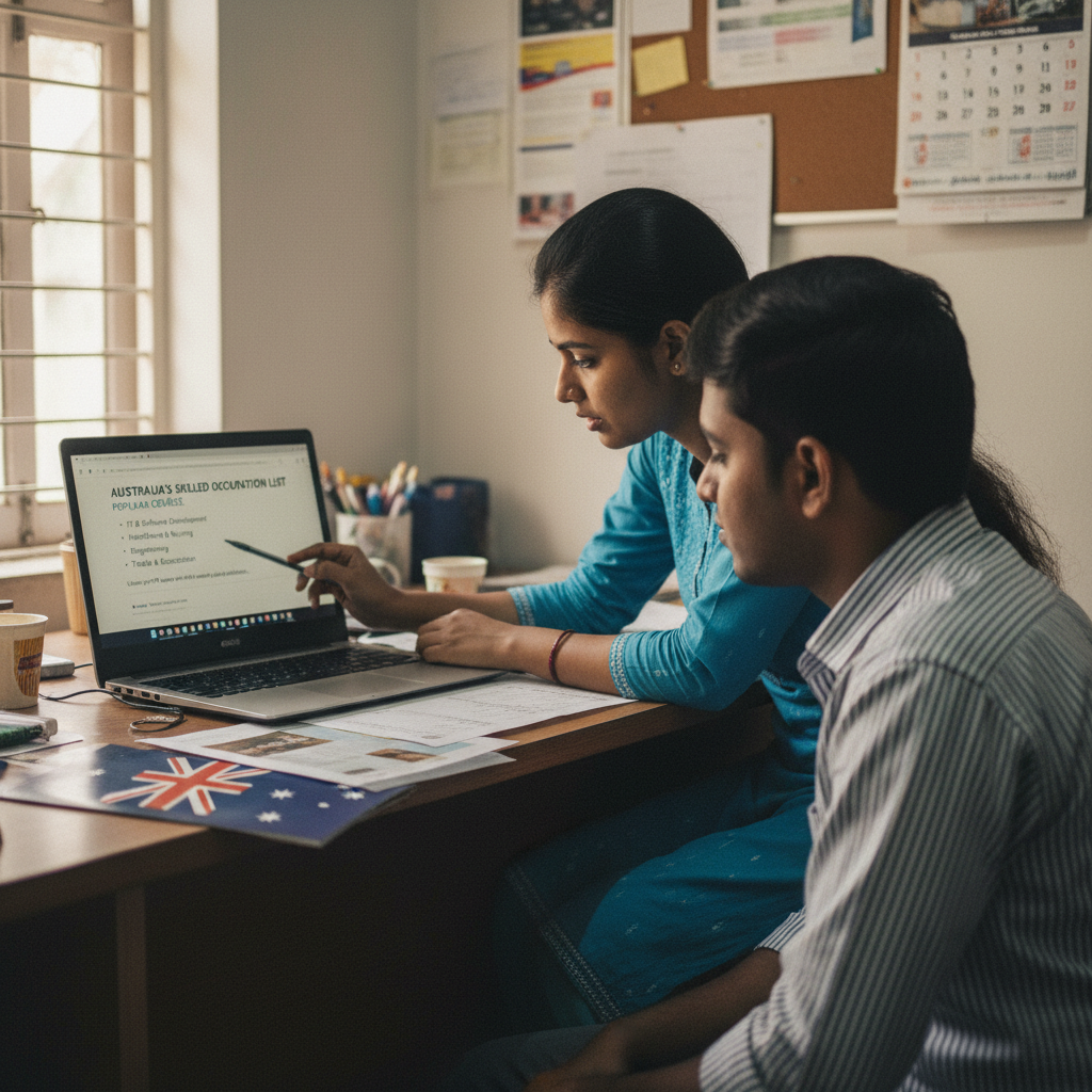 australia skilled occupation list courses illustration