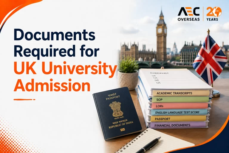 Documents Required for UK University Admission