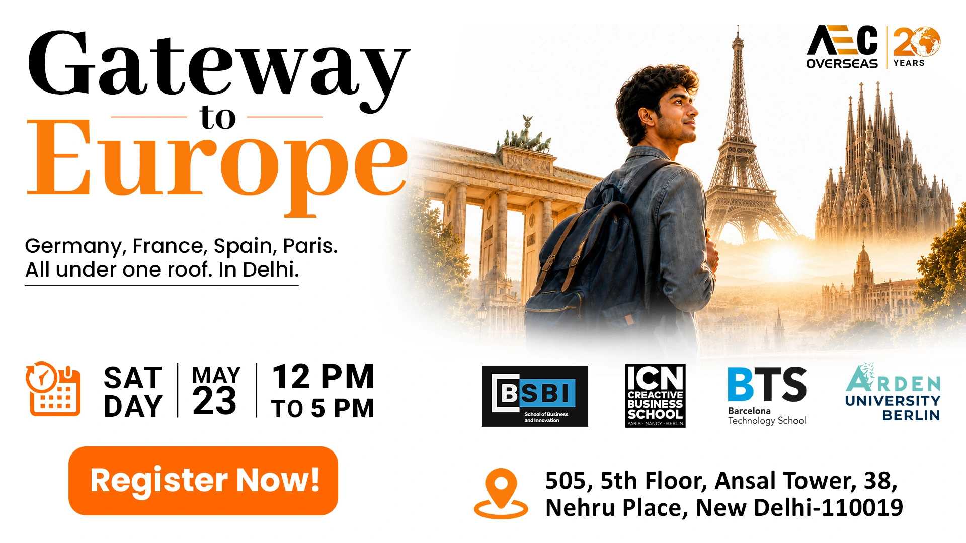 Europe Admissions Day