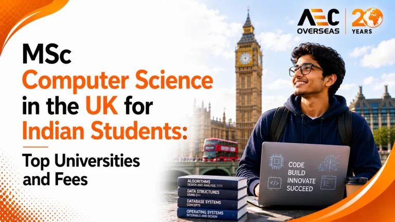 MSc Computer Science in the UK for Indian Students Top Universities and Fees