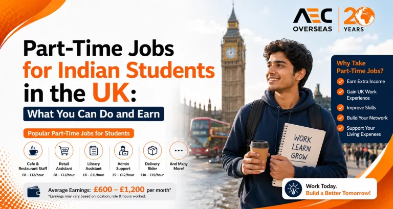 Part-Time Jobs for Indian Students in the UK What You Can Do and Earn