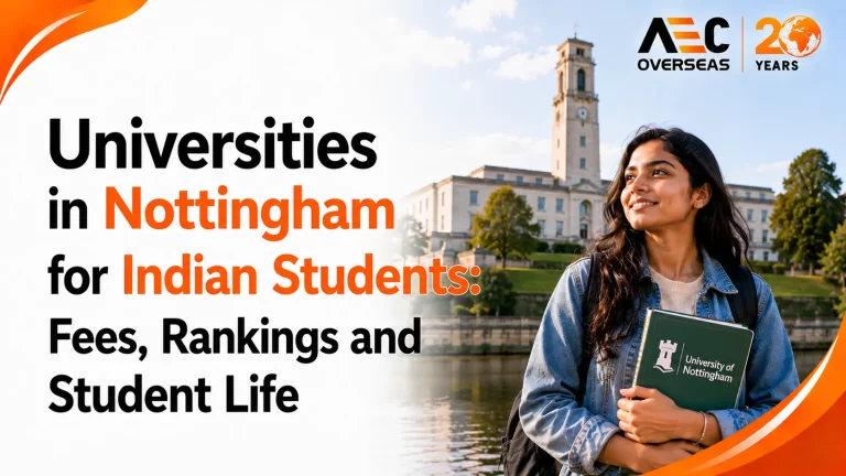 Universities in Nottingham for Indian Students Fees, Rankings and Student Life