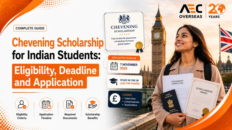 Chevening Scholarship for Indian Students Eligibility, Deadline and Application